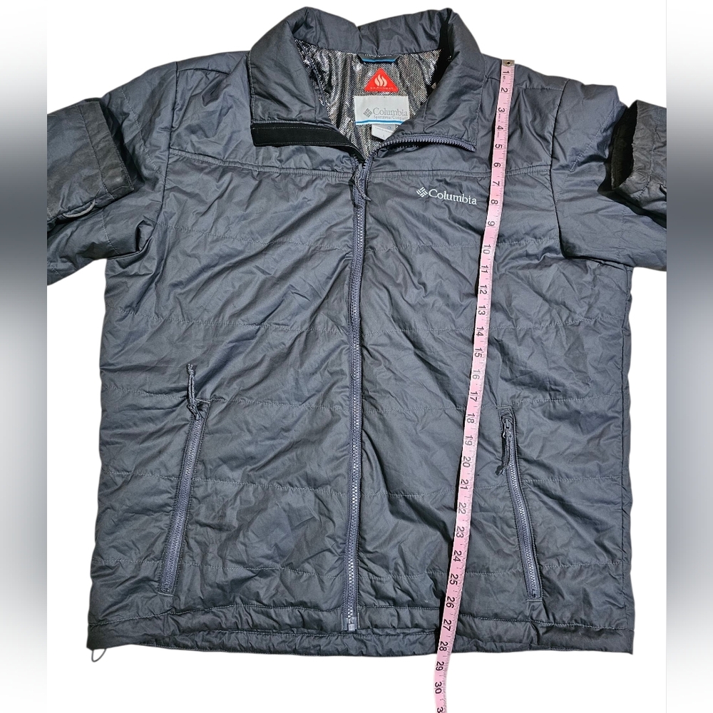 Columbia Mens Large Omni-Heat Interchange Jacket Gray Full Zip Winter Outdoor - Picture 6 of 8